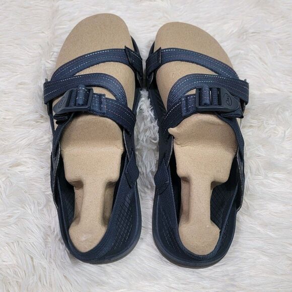 Chaco Lowdown Strappy Active Sandals Mens Size 9 Navy Style JCH107273 Adjustable main image 4